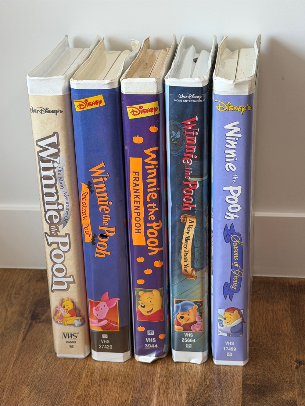 Disney Winnie the Pooh VHS Set - set of 5